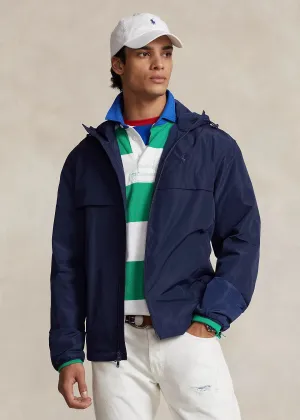 Ralph Lauren Lightweight Water-Repellent Hooded Jacket | Newport Navy