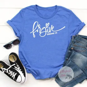 Religious Shirts Forgive Bible Verse Shirt
