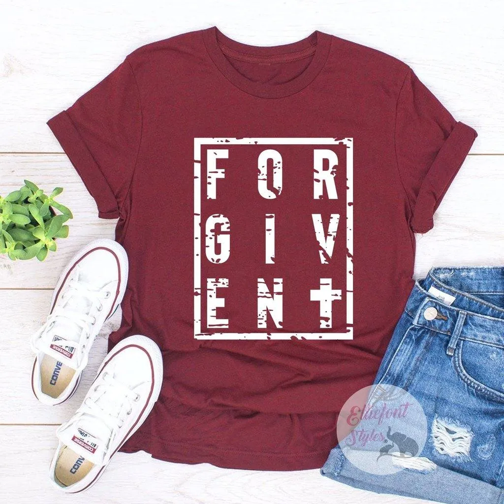 Religious Shirts Forgiven Christian Shirt