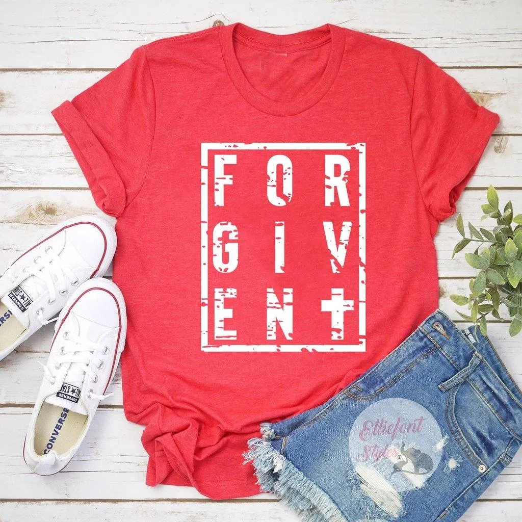Religious Shirts Forgiven Christian Shirt