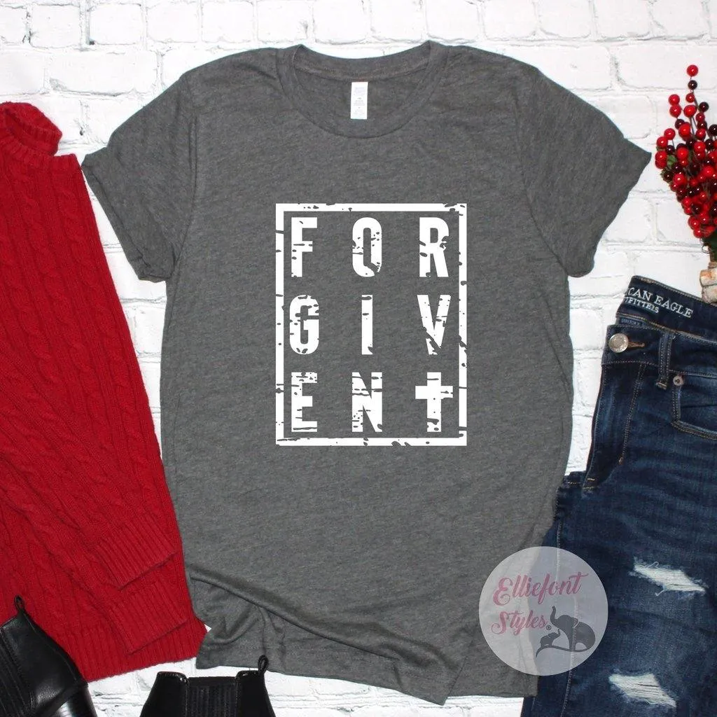Religious Shirts Forgiven Christian Shirt