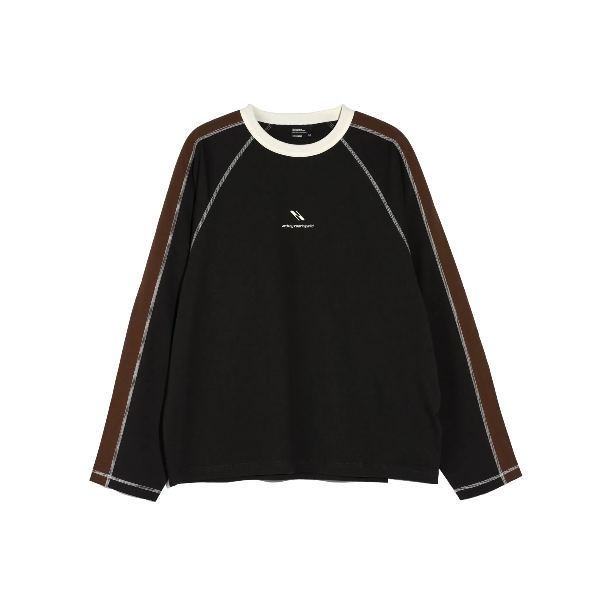 Retro Sewing LS T-Shirt Charcoal