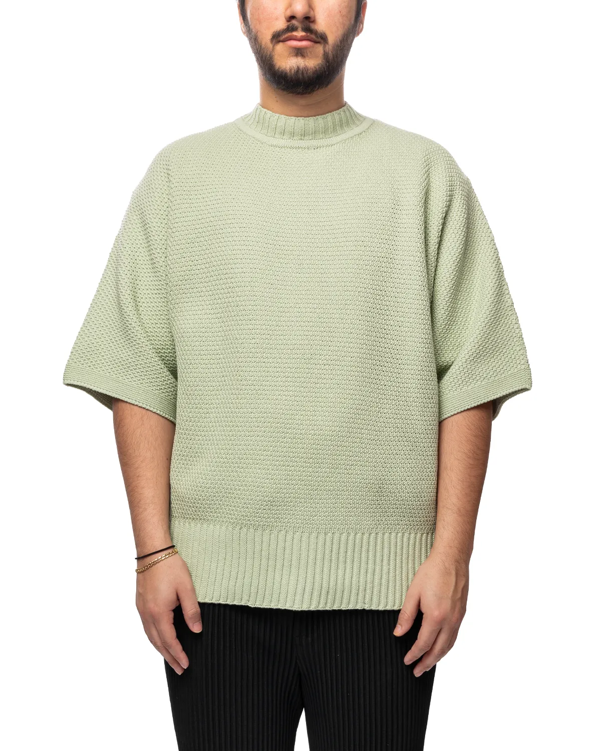 Rustic Knit Light Jade Green (no.61)