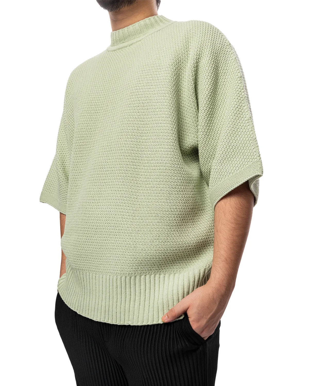 Rustic Knit Light Jade Green (no.61)