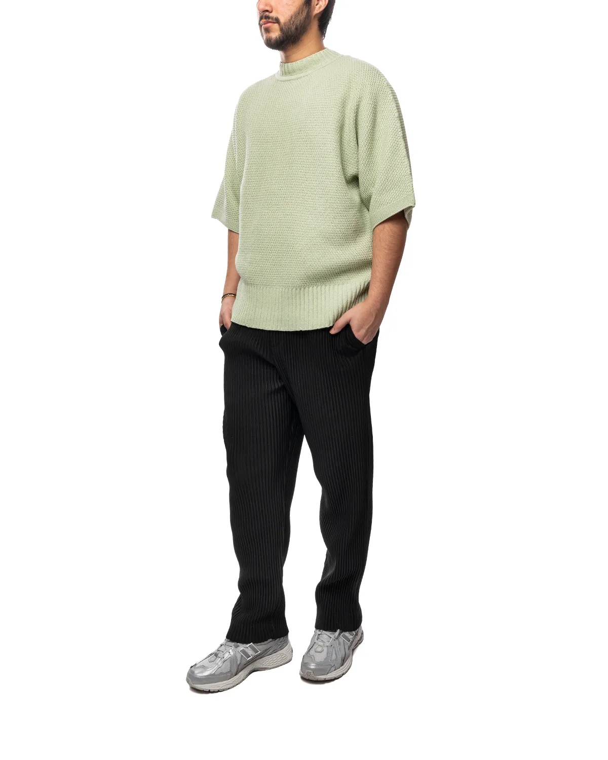 Rustic Knit Light Jade Green (no.61)