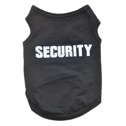 Security Cat Clothes Pet Cat Coats Jacket Hoodies For Cats Outfit Warm