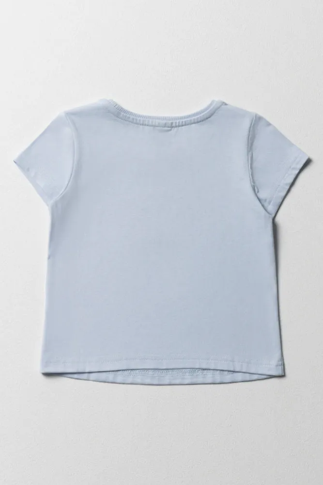 Short Sleeve T-Shirt Sweet Life Light Blue