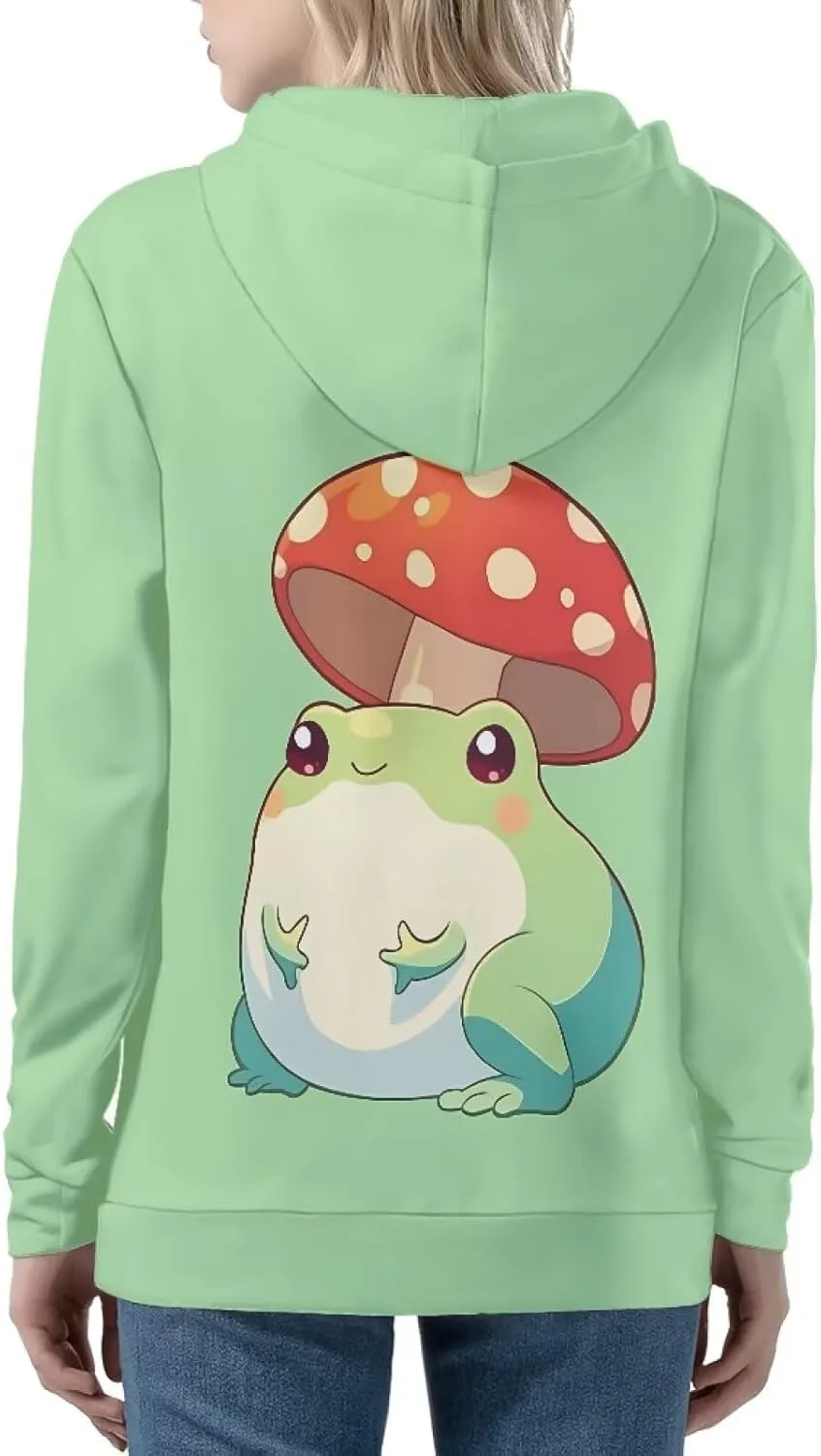 Showudesigns XS-5XL Zip Up Hoodie for Women Sweatshirt Pullover