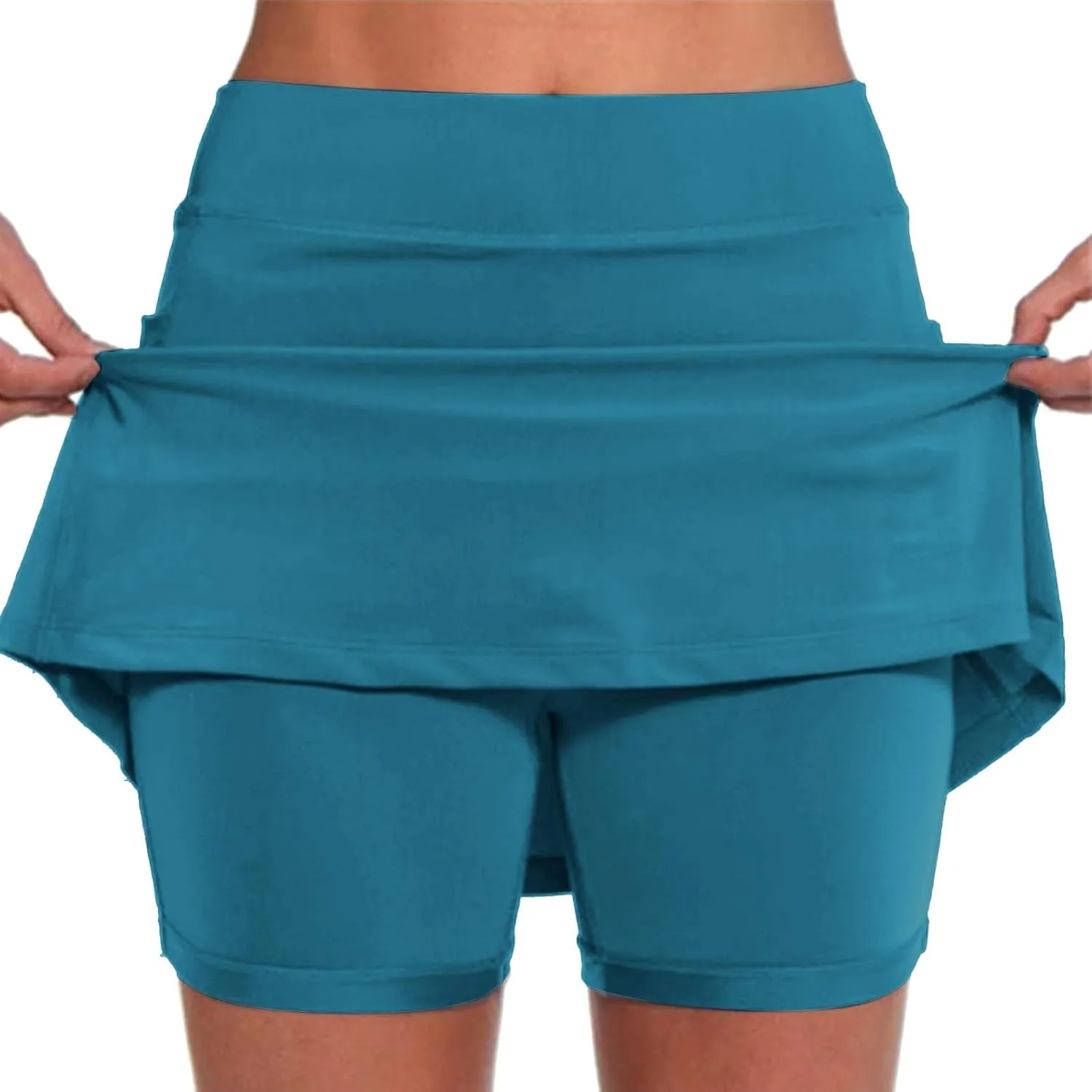 Skorts for Women with Pockets High Waist Tummy Control Women's Yoga Shorts Dressy Casual Athletic Tennis Mini Skirts