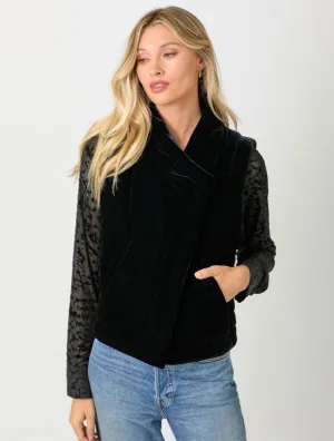 Velvet Puffer Vest (Final Sale)