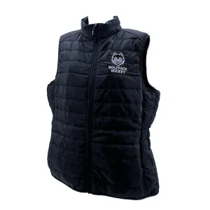 Wolfpack Hockey Ladies Packable Puffer Vest