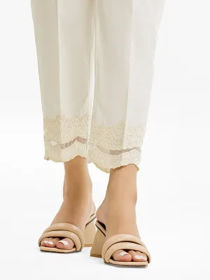 Women's Cream Trouser - EWBE23-76551