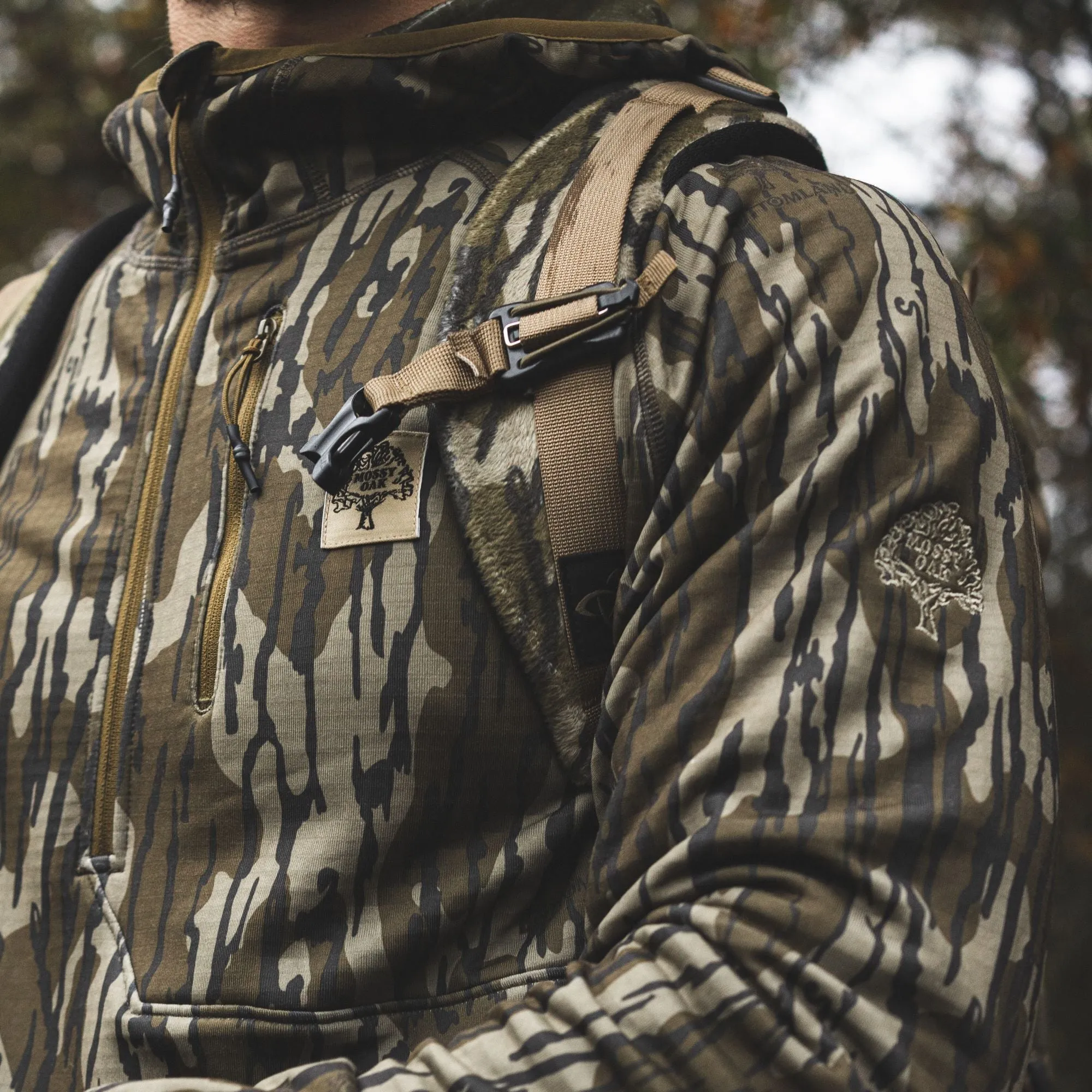 Woodsman Grid Fleece 1/4 Zip Hoodie
