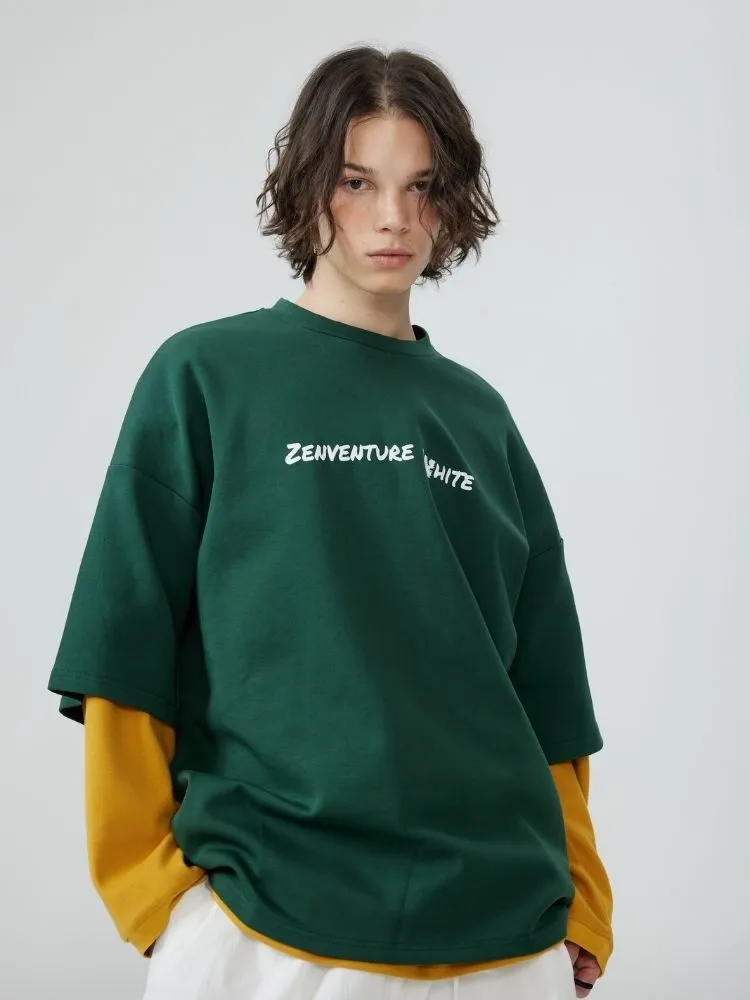 Zenventure White Loose Fit Short Sleeve - Unisex