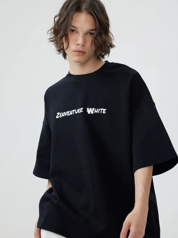Zenventure White Loose Fit Short Sleeve - Unisex