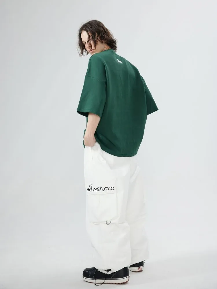 Zenventure White Loose Fit Short Sleeve - Unisex