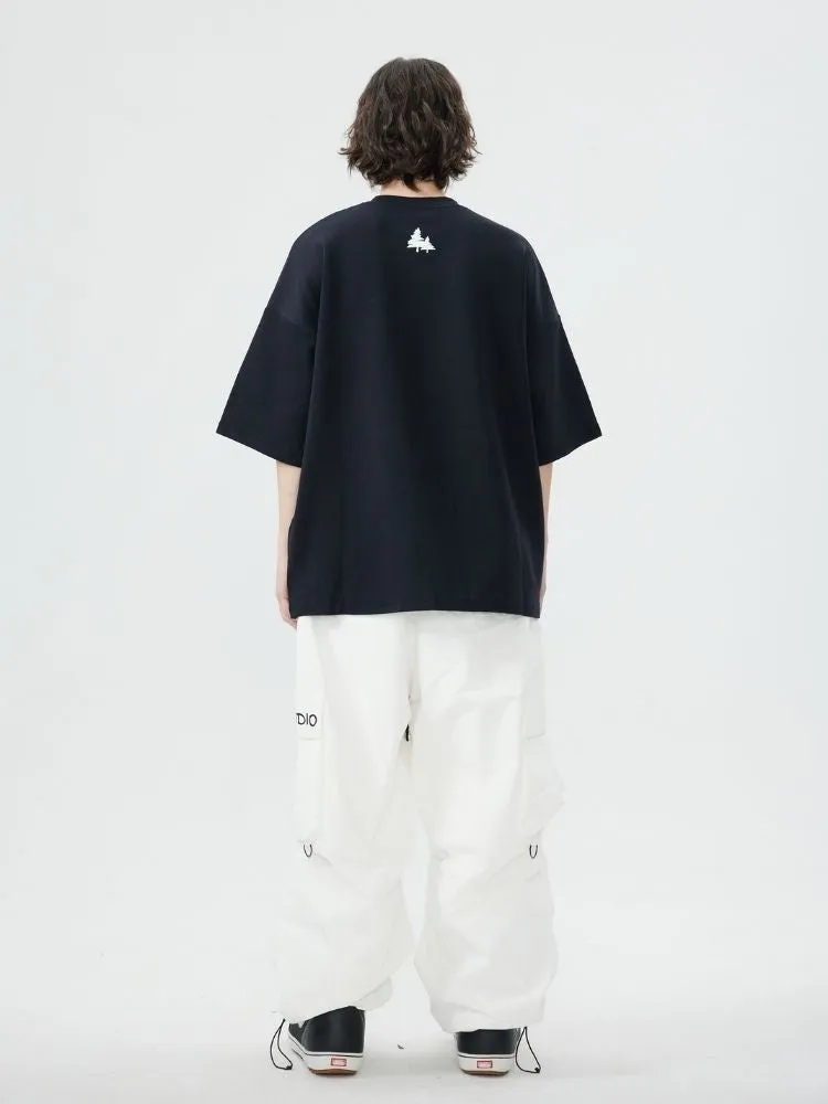 Zenventure White Loose Fit Short Sleeve - Unisex