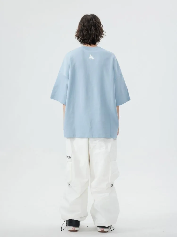 Zenventure White Loose Fit Short Sleeve - Unisex
